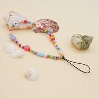 Wholesale Accessories Bohemian Mixed Color Beads Acrylic Mobile Phone Strap Nihaojewelry main image 3