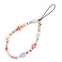 Wholesale Accessories Bohemian Mixed Color Beads Acrylic Mobile Phone Strap Nihaojewelry main image 5
