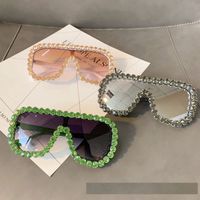 Wholesale Accessories Color Diamond Frame Sunglasses Nihaojewelry main image 1