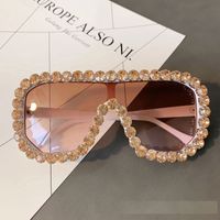Wholesale Accessories Color Diamond Frame Sunglasses Nihaojewelry main image 6
