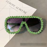 Wholesale Accessories Color Diamond Frame Sunglasses Nihaojewelry main image 5