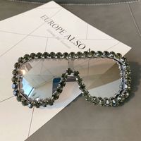 Wholesale Accessories Color Diamond Frame Sunglasses Nihaojewelry main image 4