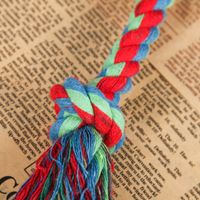 Wholesale Simple Large Double Knot Molar Woven Cotton Rope Pet Toy Nihaojewelry main image 3
