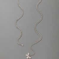 Nihaojewelry Wholesale Jewelry New Style Bohemian Silver Chain Butterfly Pendant Waist Chain main image 5