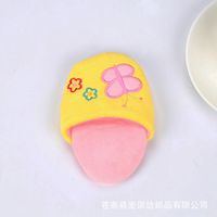 Wholesale Simple Multi-color Fruit Cartoon Animal Shape Bite Resistant Vocal Pet Toy Nihaojewelry sku image 20