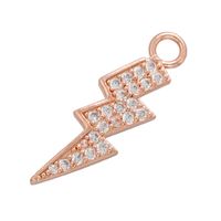 Pendentif Éclair De Diamant De Couleur Micro-incrusté En Gros Nihaojewelry main image 4
