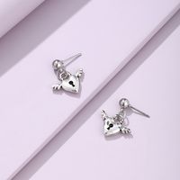 Retro Heart Plating Alloy No Inlaid Earrings main image 5
