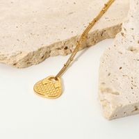 Wholesale Fashion 18k Gold-plated Stainless Steel Bag Pendant Necklace Nihaojewelry main image 5