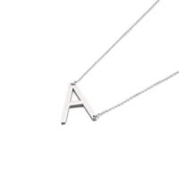 Wholesale New Style 26 English Letters Titanium Steel Clavicle Necklace Nihaojewelry sku image 1
