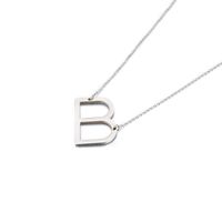 Wholesale New Style 26 English Letters Titanium Steel Clavicle Necklace Nihaojewelry sku image 2