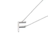 Großhandel Neuer Stil 26 Englische Buchstaben Titan Stahl Schlüsselbein Halskette Nihao Schmuck sku image 6