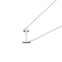 Wholesale New Style 26 English Letters Titanium Steel Clavicle Necklace Nihaojewelry sku image 9