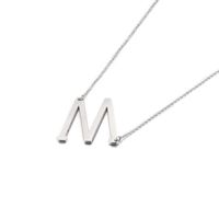 Wholesale New Style 26 English Letters Titanium Steel Clavicle Necklace Nihaojewelry sku image 13