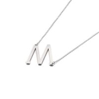 En Gros Nouveau Style 26 Lettres Anglaises En Acier Titane Clavicule Collier Nihaojewelry sku image 13