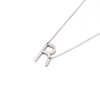 Wholesale New Style 26 English Letters Titanium Steel Clavicle Necklace Nihaojewelry sku image 18