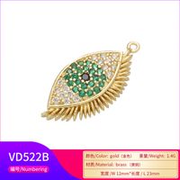 Wholesale Fashion Diamond Devil's Eye Pendant Nihaojewelry sku image 1