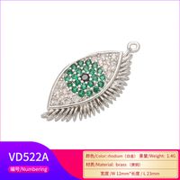 Wholesale Fashion Diamond Devil's Eye Pendant Nihaojewelry sku image 2