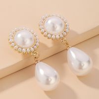 Vente En Gros Boucles D&#39;oreilles En Perles Rétro En Forme De Goutte Nihaojewelry sku image 3