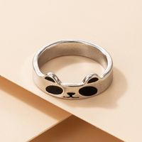 Koreanischer Kreativer Niedlicher Bärenförmiger Legierungsring Großhandel Nihaojewelry main image 2