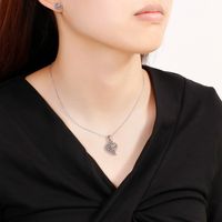 New Korean Fashion Stainless Steel Heart-shaped Hollow Letters Mama Sets Wholesale Nihaojewelry main image 4