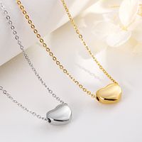 Titanium Steel 18K Gold Plated Ethnic Style Heart No Inlaid main image 5