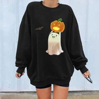 Fashion Pumpkin Ice Cream Print Pullover Sweater Wholesale Nihaojewelry main image 3