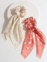 Daisy Floral Streamer Hair Scrunchies Wholesale Nihaojewelry main image 7