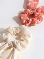 Daisy Floral Streamer Hair Scrunchies Wholesale Nihaojewelry main image 8