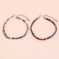 Ethnic Clashing Color Braided Anklet Wholesale Nihaojewelry sku image 1