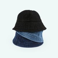 Nouveau Chapeau De Pêcheur De Cowboy De Couleur Unie En Denim Coréen En Gros Nihaojewelry main image 2