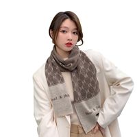 Fashion Cat Bear Double-sided Dual-purpose Thickened Scarf Wholesale Nihaojewelry main image 3