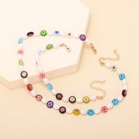 Cross-border New Accessories Choker Pearl Necklace Bracelet Combination Set Ins Internet Celebrity Ethnic Style Jewelry main image 3