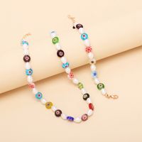 Cross-border New Accessories Choker Pearl Necklace Bracelet Combination Set Ins Internet Celebrity Ethnic Style Jewelry main image 4