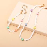 Bohemian Color Pearl Miyuki Beads Stacking Necklace Bracelet Set Wholesale Nihaojewelry main image 1