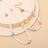 Bohemian Color Pearl Miyuki Beads Stacking Necklace Bracelet Set Wholesale Nihaojewelry main image 4