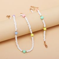 Bohemian Color Pearl Miyuki Beads Stacking Necklace Bracelet Set Wholesale Nihaojewelry main image 5