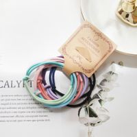 Korean Basic Hairtie Suit Korean Seamless Rubber Band Hair Band Fashion Fresh Korean Hairband Top Cuft main image 6