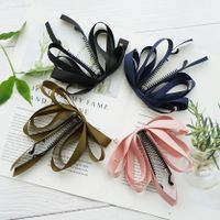 Korean Multilayer Ribbon Fabric Bow Hair Clip Wholesale Nihaojewelry main image 5
