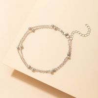 Simple Style Geometric Alloy Unisex Anklet main image 5