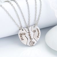 Simple Vintage Stainless Steel  Three Petal Stitching Necklace Wholesale Nihaojewelry main image 1