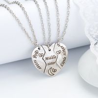 Simple Vintage Stainless Steel  Three Petal Stitching Necklace Wholesale Nihaojewelry main image 5