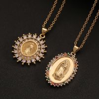 Christian Catholic Virgin Mary Pendant Necklace Wholesale Nihaojewelry main image 2