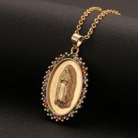 Christian Catholic Virgin Mary Pendant Necklace Wholesale Nihaojewelry main image 3