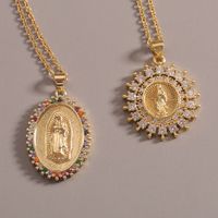 Christian Catholic Virgin Mary Pendant Necklace Wholesale Nihaojewelry main image 5