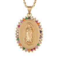 Christian Catholic Virgin Mary Pendant Necklace Wholesale Nihaojewelry main image 6