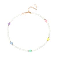 Bohemian Color Pearl Miyuki Beads Stacking Necklace Bracelet Set Wholesale Nihaojewelry sku image 2