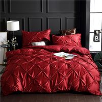 Softest 3 Piece Set  Washed Silk Bed Comforter Duvet Cover Pillowcase Twin / Queen / King Nhsp134580 sku image 24