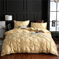 Softest 3 Piece Set  Washed Silk Bed Comforter Duvet Cover Pillowcase Twin / Queen / King Nhsp134580 sku image 5