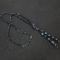 New Handmade Crystal Beaded Necklace Women's Long Sweater Chain Wholesales Yiwu Supplliers China sku image 1