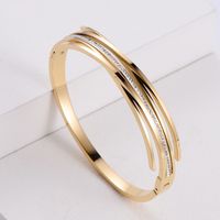 Stainless Steel 18K Gold Plated Artificial Rhinestones In Bulk main image 3